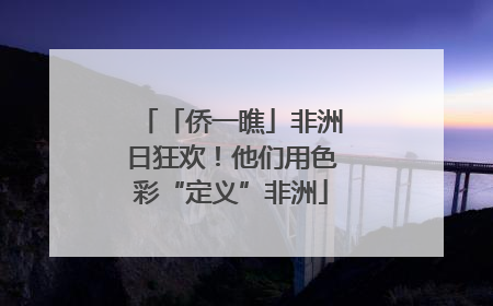 「侨一瞧」非洲日狂欢！他们用色彩“定义”非洲