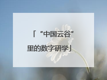 “中国云谷”里的数字研学