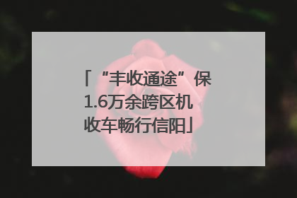 “丰收通途”保1.6万余跨区机收车畅行信阳