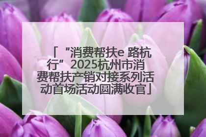 “消费帮扶e 路杭行”2025杭州市消费帮扶产销对接系列活动首场活动圆满收官
