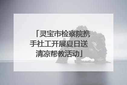 灵宝市检察院携手社工开展夏日送清凉帮教活动
