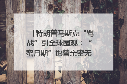 特朗普马斯克“骂战”引全球围观：“蜜月期”也曾亲密无间｜国际观察