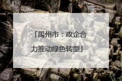 禹州市：政企合力推动绿色转型