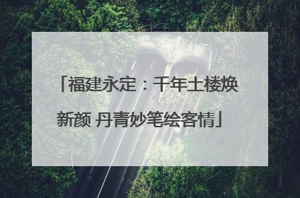 福建永定：千年土楼焕新颜 丹青妙笔绘客情