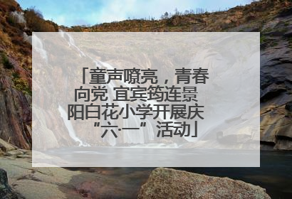 童声嘹亮，青春向党 宜宾筠连景阳白花小学开展庆“六·一”活动
