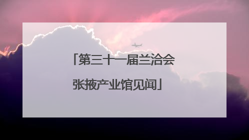 第三十一届兰洽会张掖产业馆见闻