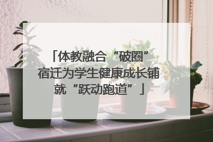 体教融合“破圈” 宿迁为学生健康成长铺就“跃动跑道”
