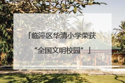 临潼区华清小学荣获“全国文明校园”
