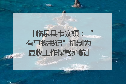 临泉县韦寨镇：“有事找书记”机制为夏收工作保驾护航