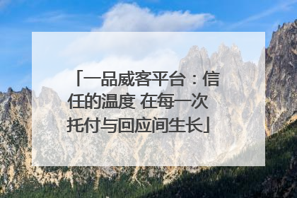 一品威客平台：信任的温度 在每一次托付与回应间生长