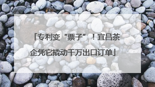 专利变“票子”！宜昌茶企凭它撬动千万出口订单