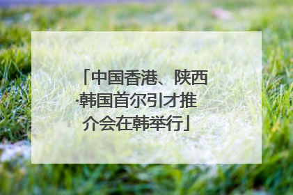中国香港、陕西·韩国首尔引才推介会在韩举行