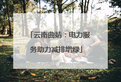 云南曲靖：电力服务助力减排增绿