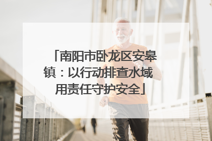 南阳市卧龙区安皋镇：以行动排查水域 用责任守护安全