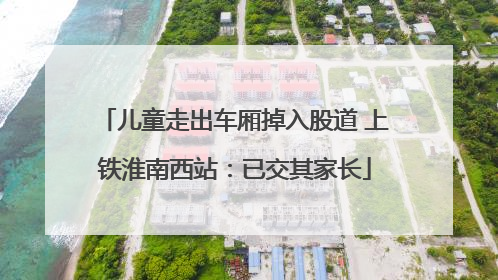 儿童走出车厢掉入股道 上铁淮南西站：已交其家长