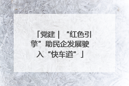 党建｜“红色引擎”助民企发展驶入“快车道”