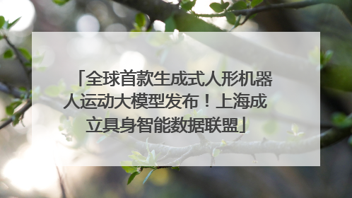 全球首款生成式人形机器人运动大模型发布！上海成立具身智能数据联盟