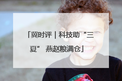 冀时评｜科技助“三夏” 燕赵粮满仓