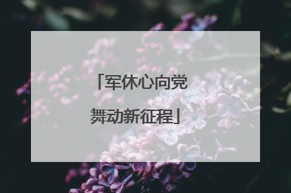 军休心向党 舞动新征程