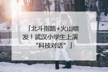 北斗指路+火山喷发！武汉小学生上演“科技对话”