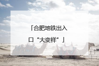 合肥地铁出入口“大变样”