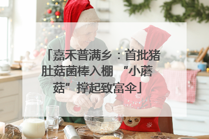 嘉禾普满乡：首批猪肚菇菌棒入棚 “小蘑菇”撑起致富伞