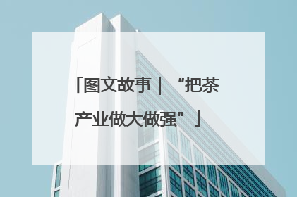 图文故事｜“把茶产业做大做强”