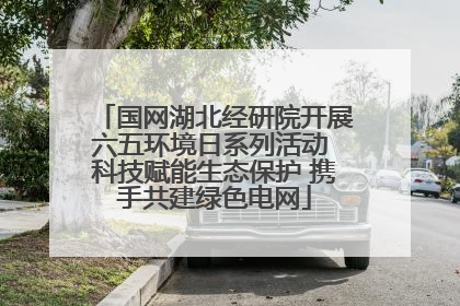 国网湖北经研院开展六五环境日系列活动 科技赋能生态保护 携手共建绿色电网
