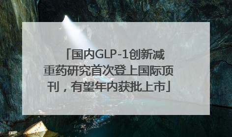 国内GLP-1创新减重药研究首次登上国际顶刊，有望年内获批上市