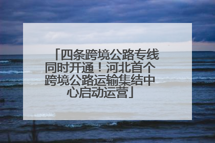 四条跨境公路专线同时开通！河北首个跨境公路运输集结中心启动运营