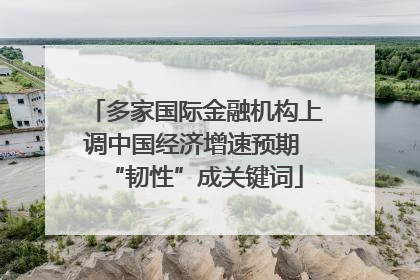 多家国际金融机构上调中国经济增速预期 “韧性”成关键词