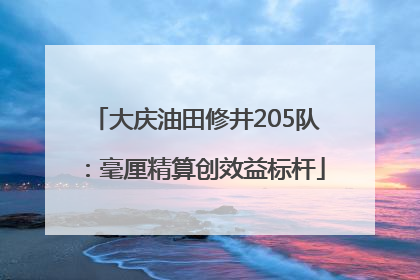 大庆油田修井205队：毫厘精算创效益标杆
