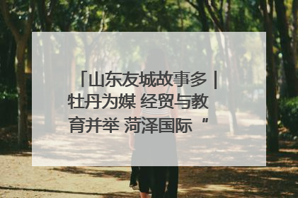 山东友城故事多｜牡丹为媒 经贸与教育并举 菏泽国际“朋友圈”扩容升级
