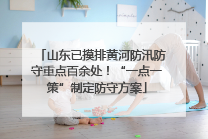山东已摸排黄河防汛防守重点百余处！“一点一策”制定防守方案