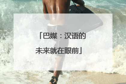 巴媒：汉语的未来就在眼前