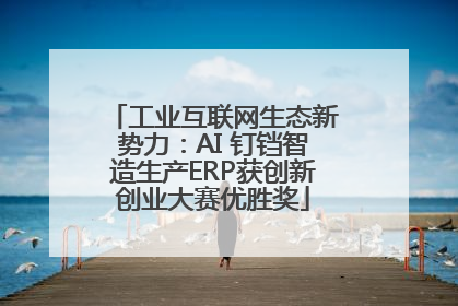 工业互联网生态新势力：AI 钉铛智造生产ERP获创新创业大赛优胜奖