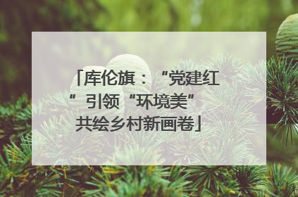 库伦旗：“党建红”引领“环境美” 共绘乡村新画卷