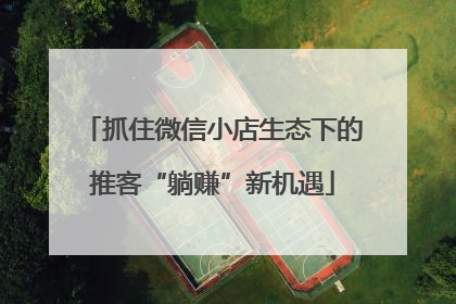 抓住微信小店生态下的推客“躺赚”新机遇