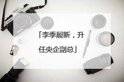 李季履新，升任央企副总