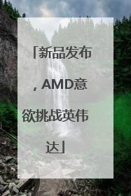 新品发布，AMD意欲挑战英伟达