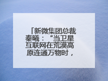 新微集团总裁秦曦：“当卫星互联网在荒漠高原连通万物时，成都的创新故事才真正开始”