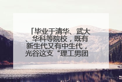 毕业于清华、武大、华科等院校，既有新生代又有中生代，光谷这支“理工男团”为何“出道”？