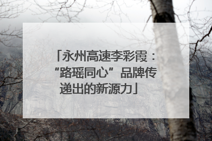 永州高速李彩霞：“路瑶同心”品牌传递出的新源力