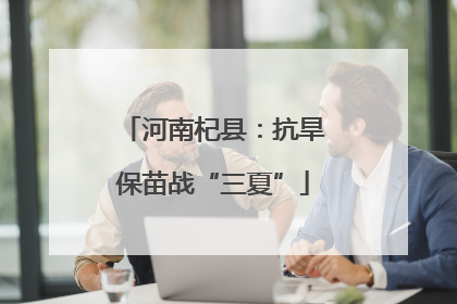 河南杞县：抗旱保苗战“三夏”