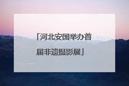 河北安国举办首届非遗摄影展