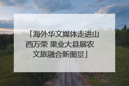 海外华文媒体走进山西万荣 果业大县展农文旅融合新图景