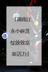 湖南江永小碗莲绽放致富新活力