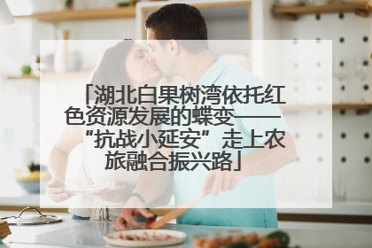 湖北白果树湾依托红色资源发展的蝶变——“抗战小延安”走上农旅融合振兴路