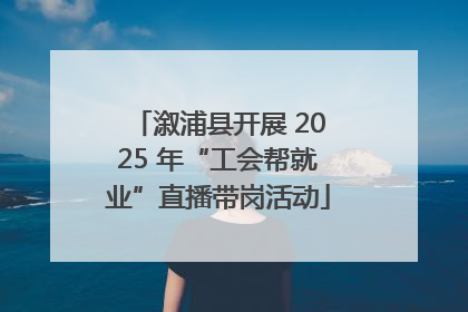 溆浦县开展 2025 年“工会帮就业”直播带岗活动
