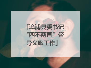 漳浦县委书记“四不两直”督导文旅工作